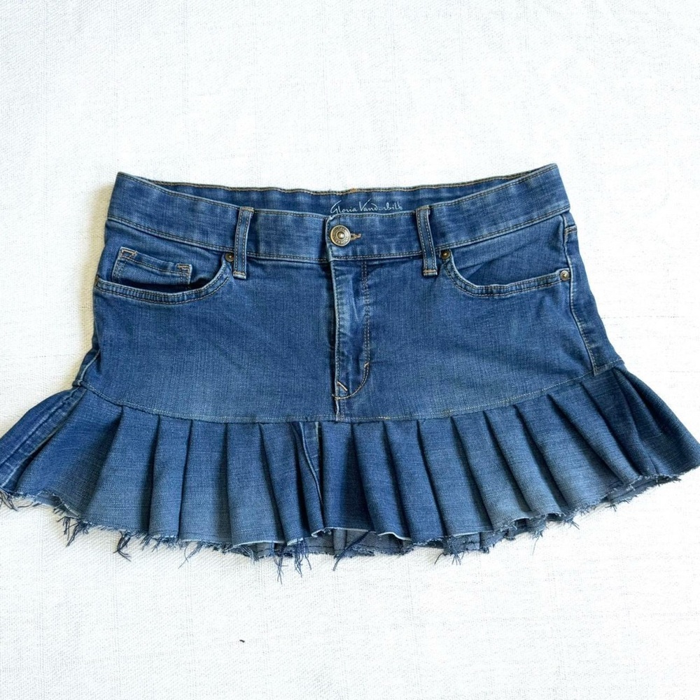 Blue Denim Skirt by [Brand]